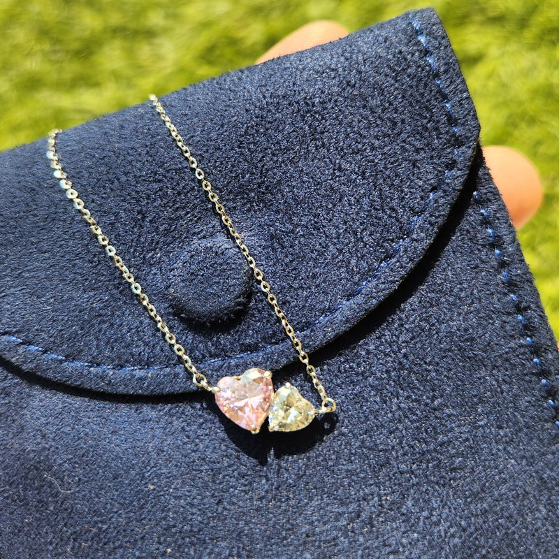 Lumina Heart Chain - Silver