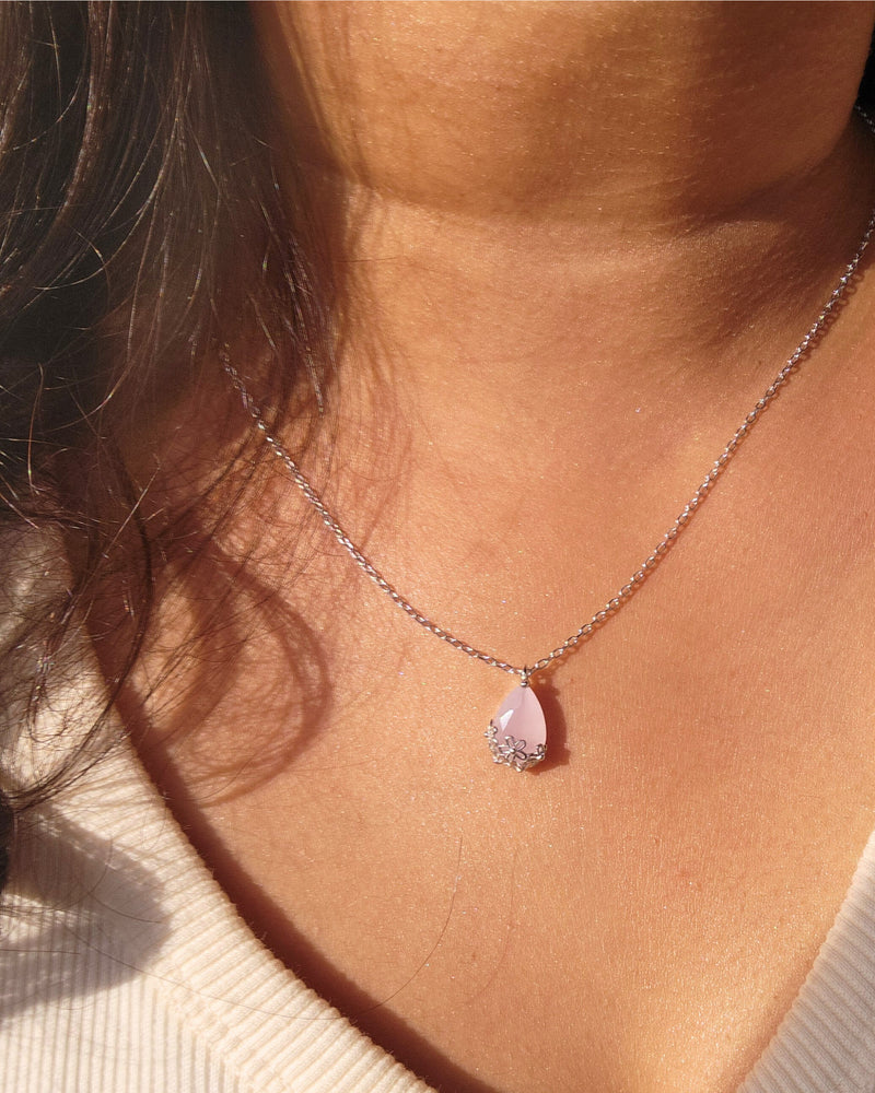 Water Blossom Chain - Silver