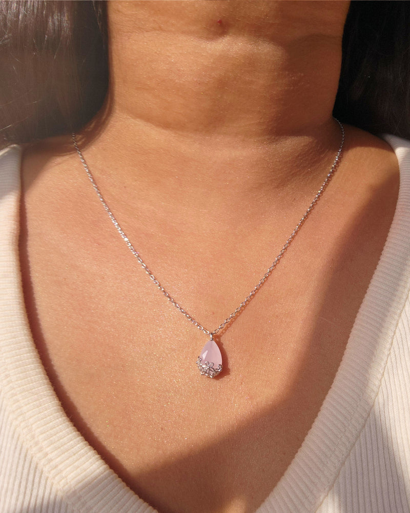 Water Blossom Chain - Silver