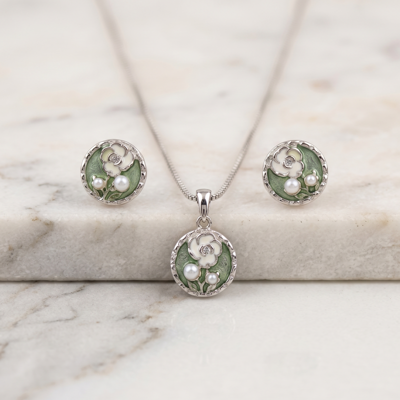925 silver pendant sets