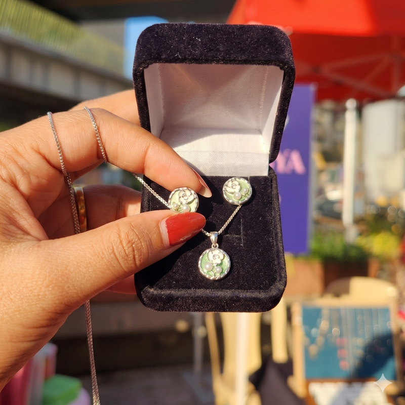 925 silver pendant sets