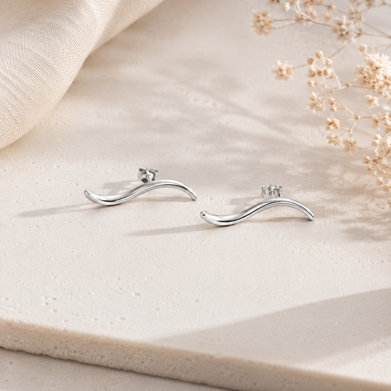 Flow Earrings Silver | 925 Sterling Silver