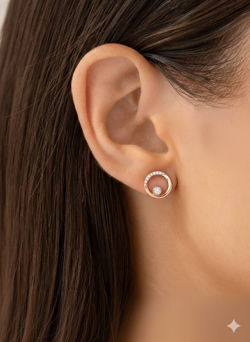The Elara Loop Earrings - RG