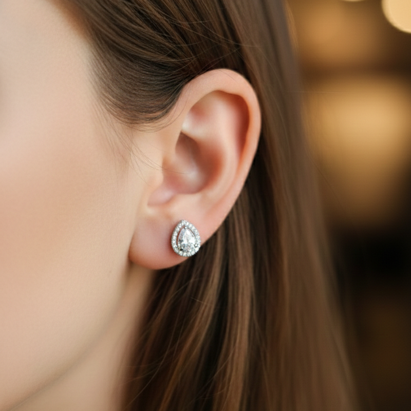 The Celina Halo Studs