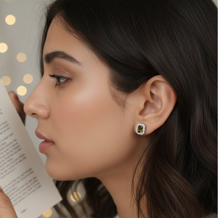 The Jade Aura Studs