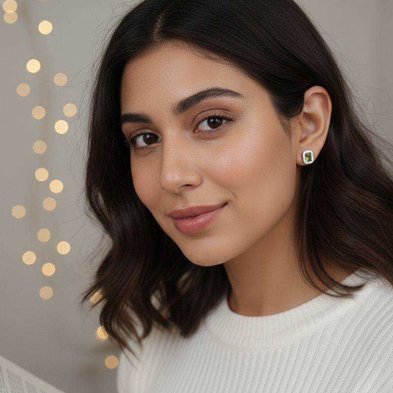 The Jade Aura Studs