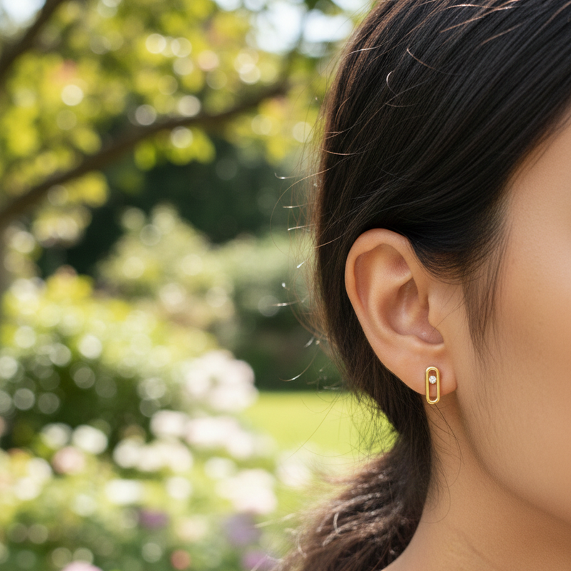 The Toggle Studs Gold